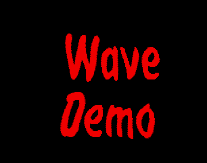 Wave effect animation